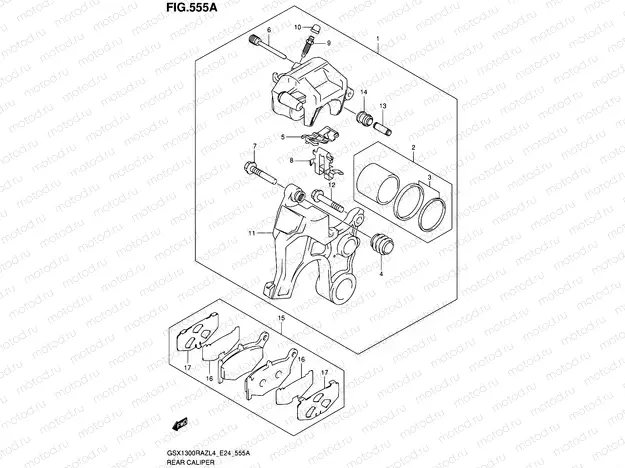 555A - REAR CALIPER