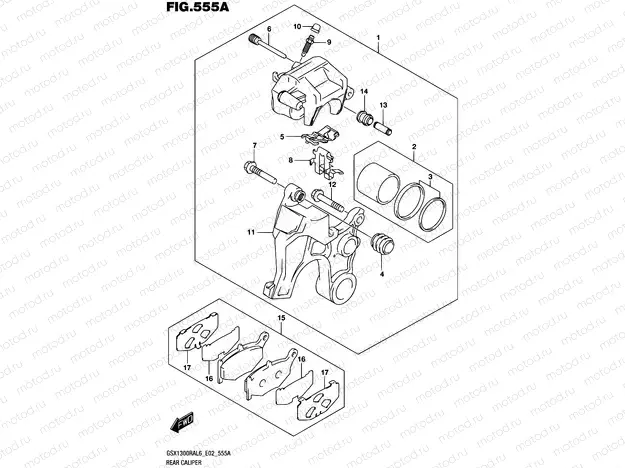 555A - REAR CALIPER