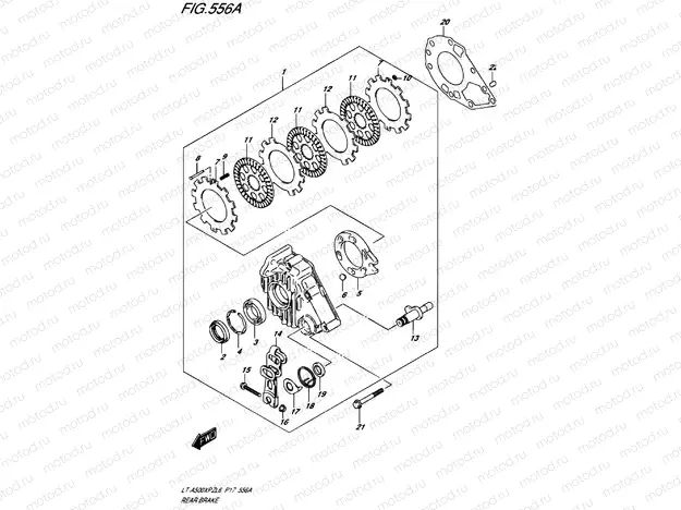 556A - REAR BRAKE