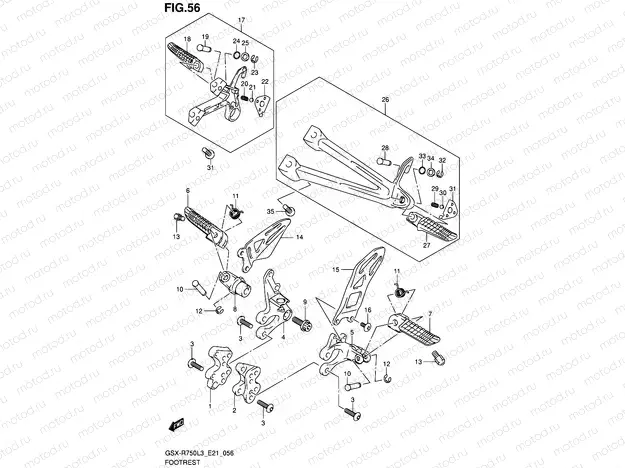 56 - FOOTREST