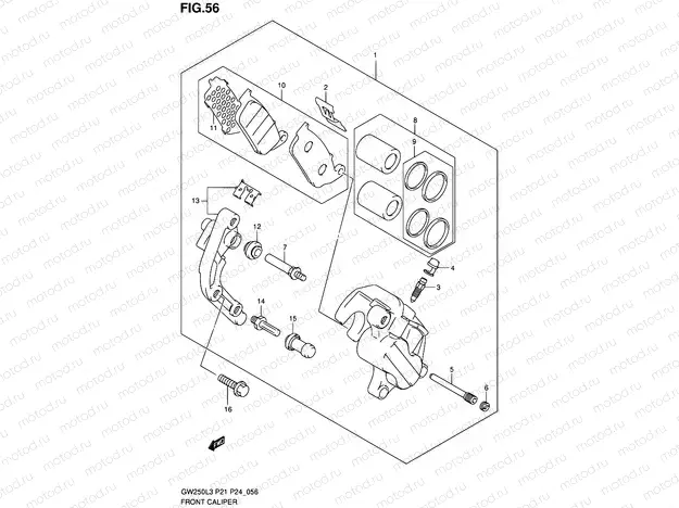 56 - FRONT CALIPER