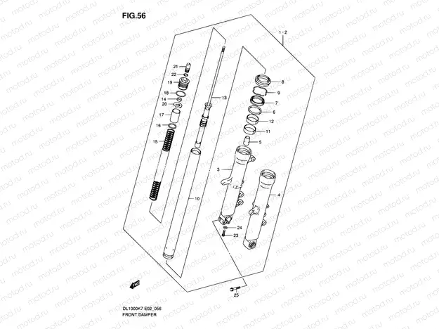 56 - FRONT DAMPER