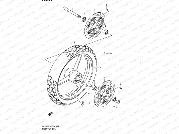 56 - FRONT WHEEL