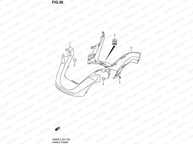 56 - HANDLE COVER
