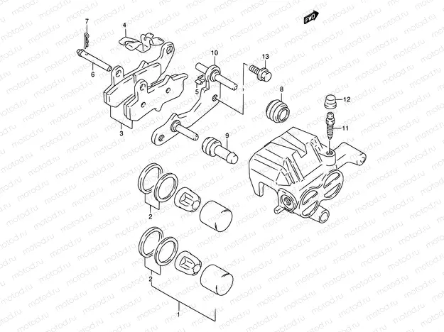 56 - REAR CALIPER