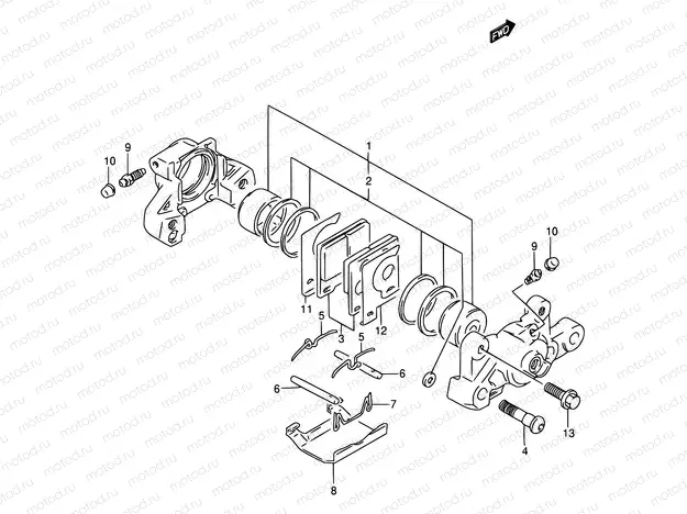 56 - REAR CALIPER
