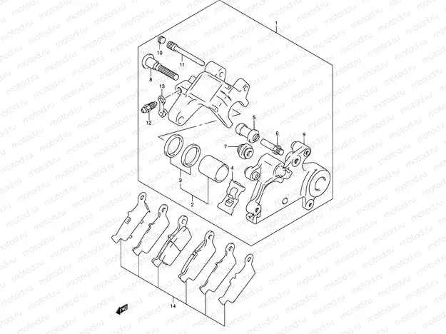 56 - REAR CALIPER