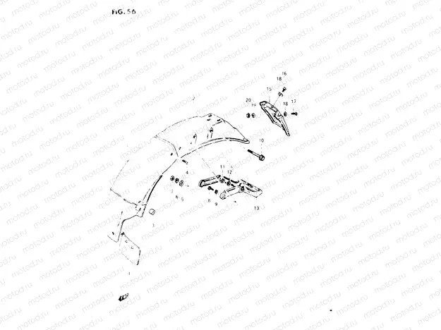 56 - REAR FENDER