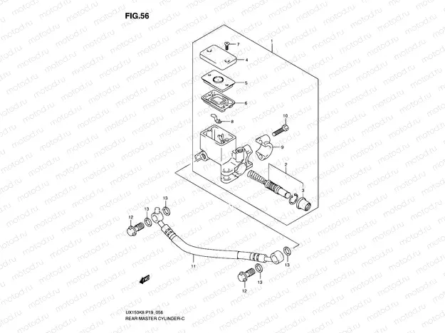 56 - REAR MASTER CYLINDER