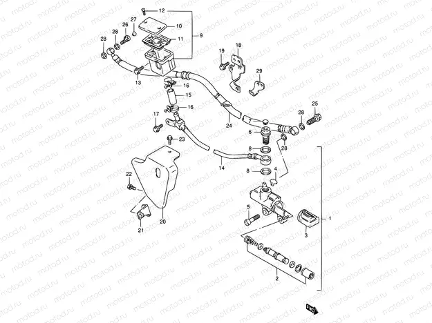 56 - REAR MASTER CYLINDER