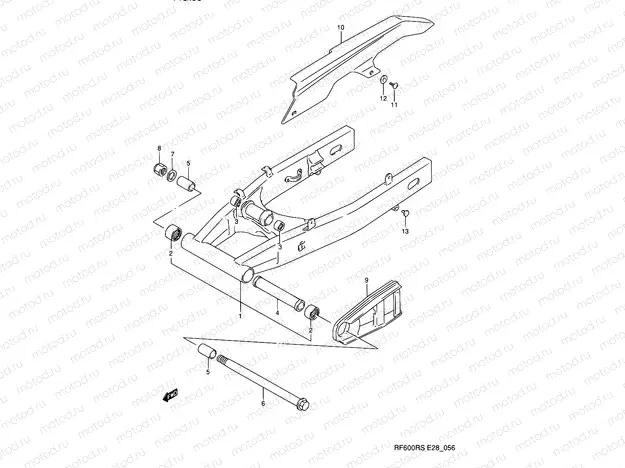 56 - REAR SWINGING ARM