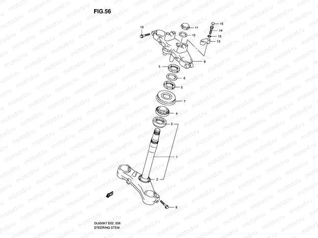 56 - STEERING STEM