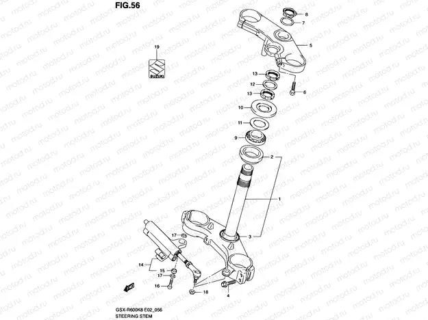 56 - STEERING STEM