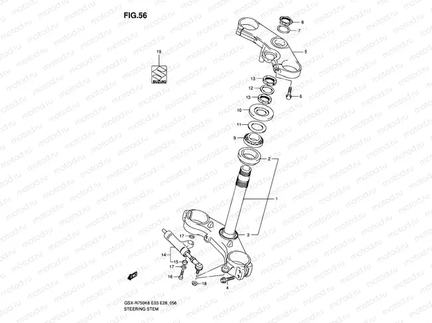 56 - STEERING STEM