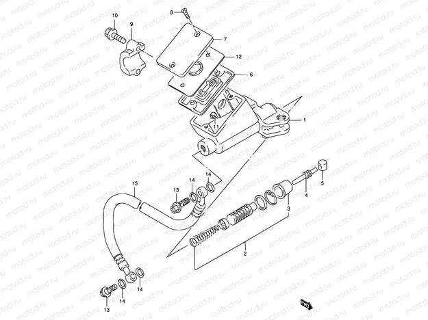 56A - CLUTCH CYLINDER (MODEL S/T/V/W)