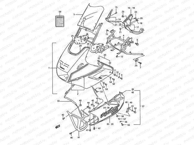 56A - COWLING (MODEL K)