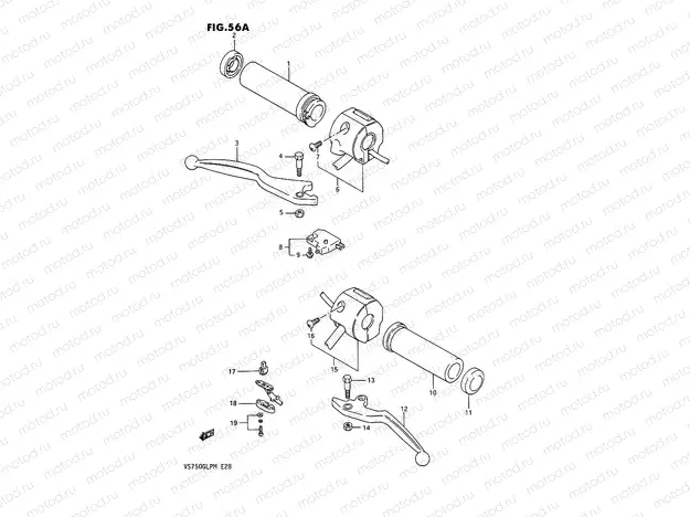 56A - HANDLE SWITCH (MODEL K/L/M)