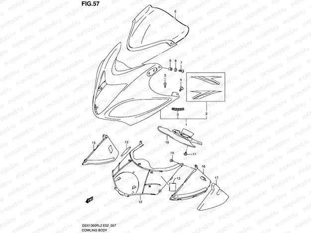 57 - COWLING BODY