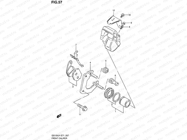 57 - FRONT CALIPER