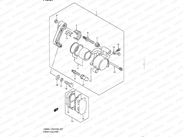 57 - FRONT CALIPER