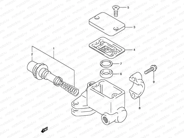 57 - FRONT MASTER CYLINDER