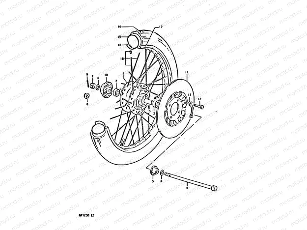 57 - FRONT WHEEL