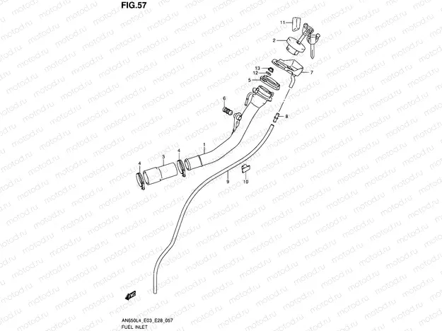 57 - FUEL INLET