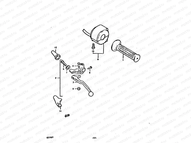 57 - LEFT HANDLE SWITCH