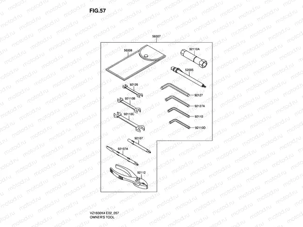 57 - OWNER'S TOOL
