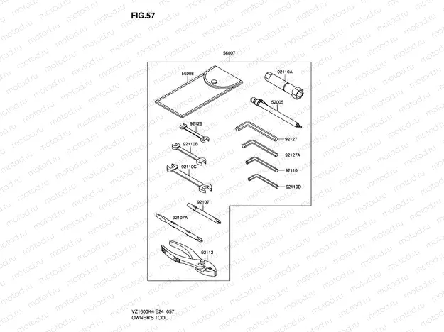 57 - OWNER'S TOOL