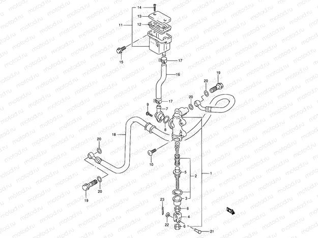 57 - REAR MASTER CYLINDER