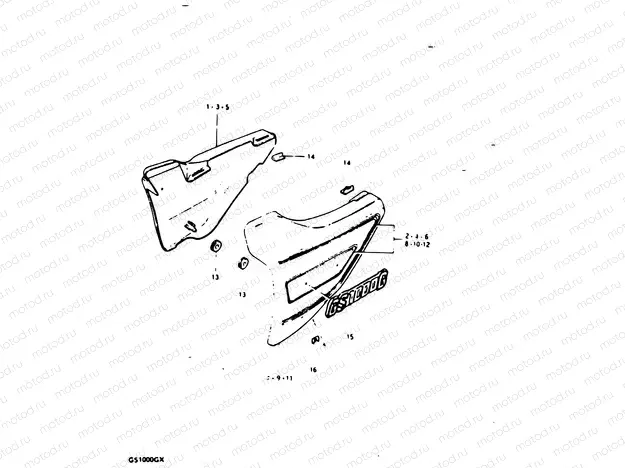 58 - FRAME COVER (MODEL T, MODEL X : E22, E25)