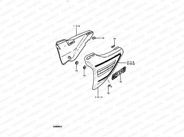 58 - FRAME COVER (MODEL X)