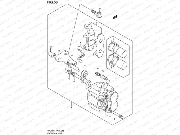 58 - FRONT CALIPER