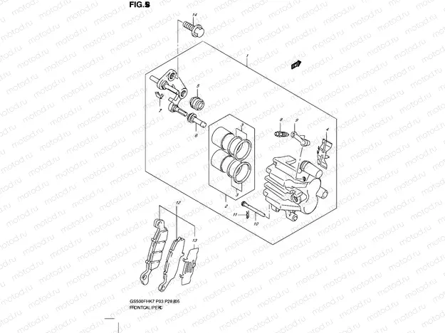 58 - FRONT CALIPER