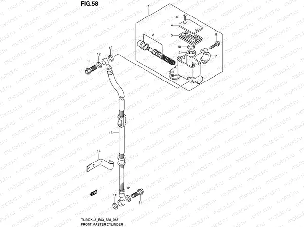 58 - FRONT MASTER CYLINDER