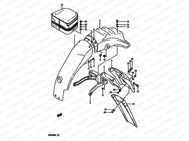 58 - REAR FENDER