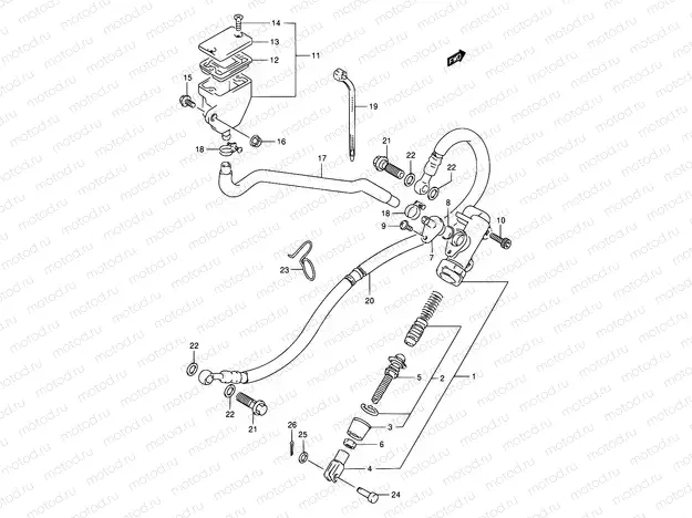 58 - REAR MASTER CYLINDER