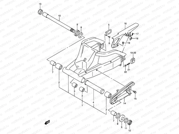 58 - REAR SWINGING ARM