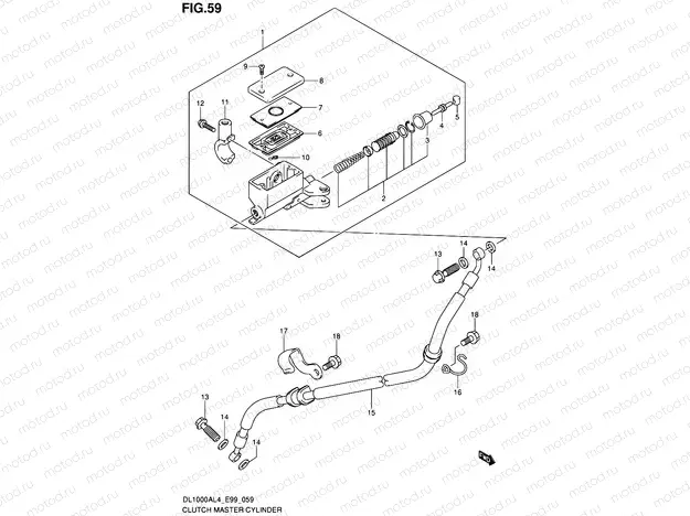 59 - CLUTCH MASTER CYLINDER