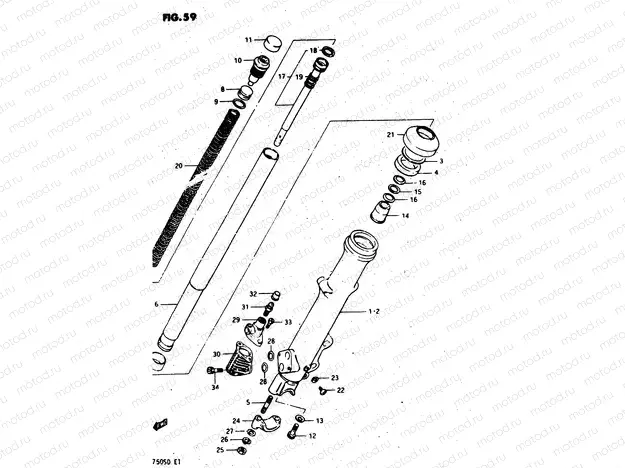 59 - FRONT DAMPER (MODEL D)