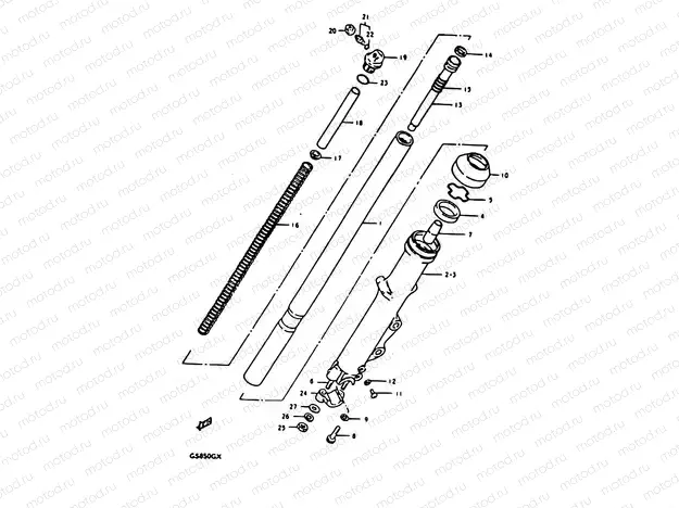 59 - FRONT FORK