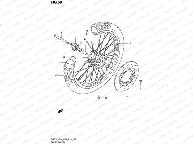 59 - FRONT WHEEL