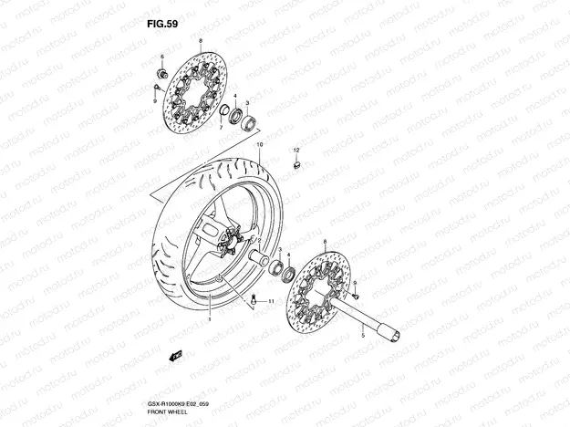59 - FRONT WHEEL