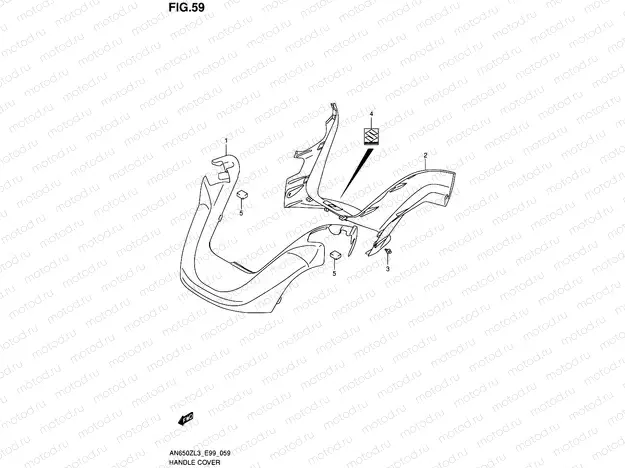 59 - HANDLE COVER