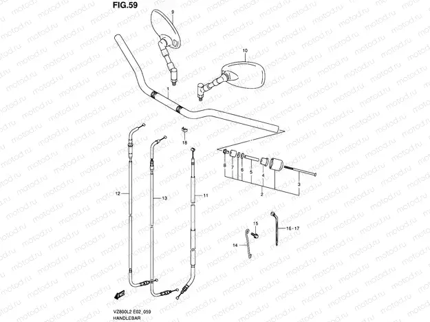 59 - HANDLEBAR (VZ800L2 E02)
