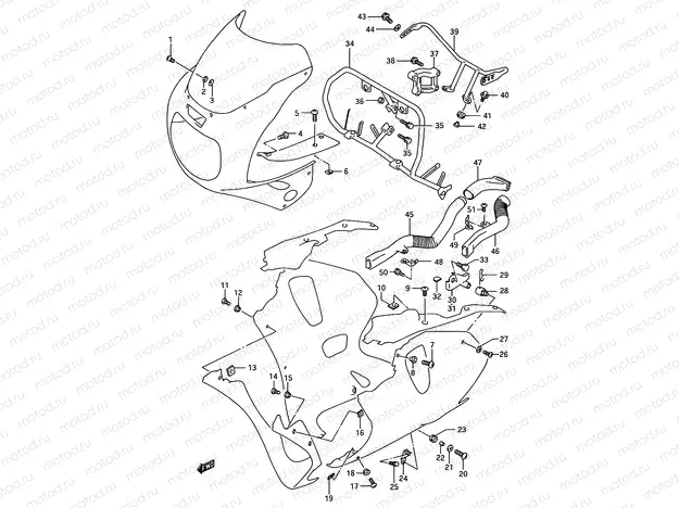 59 - INSTALLATION PARTS (MODEL N/P)