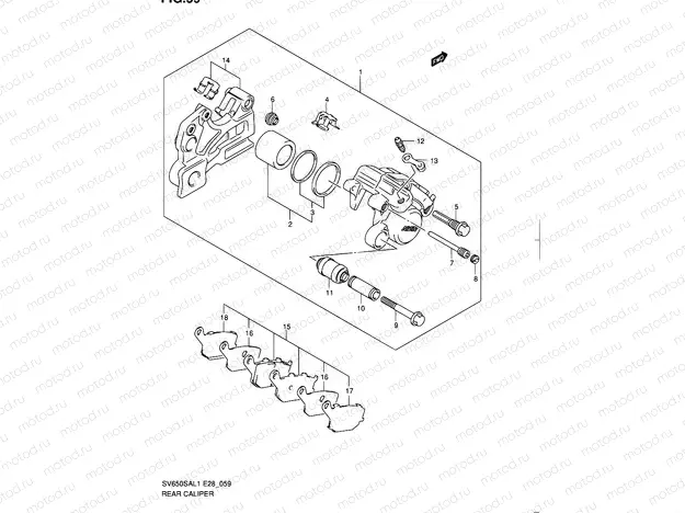 59 - REAR CALIPER