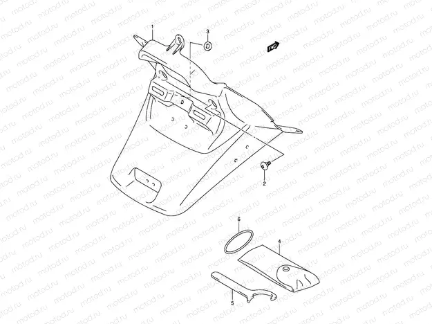 59 - REAR FENDER