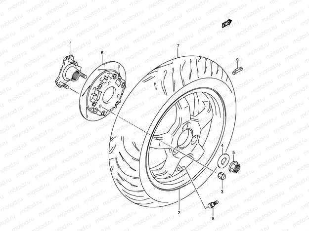 59 - REAR WHEEL